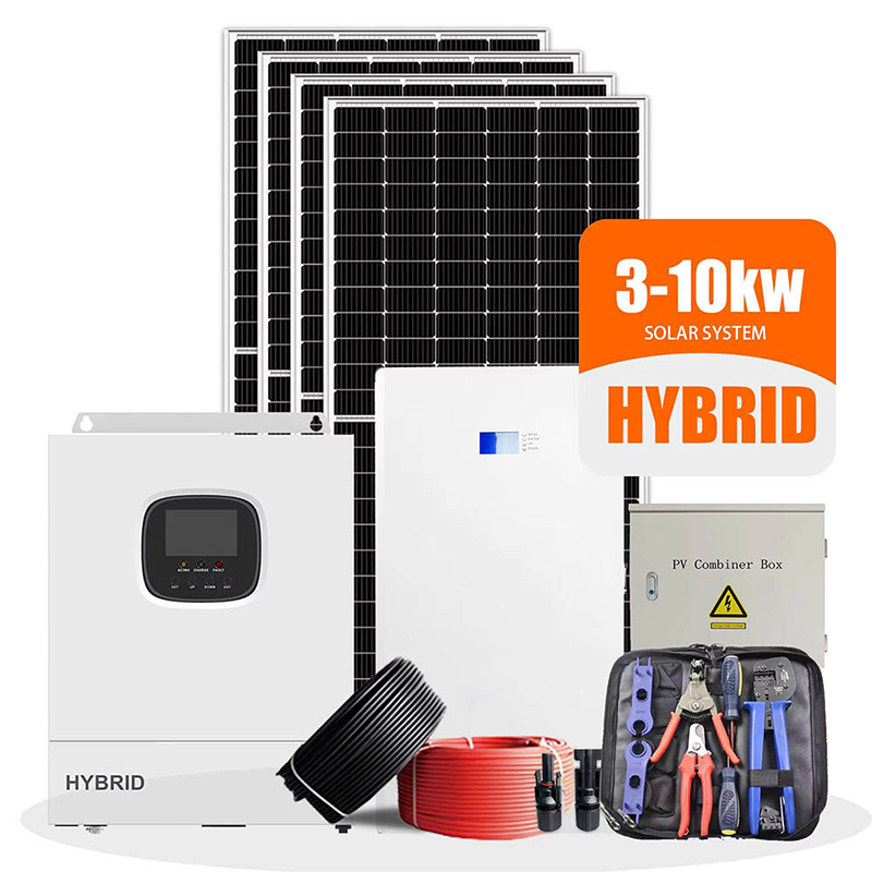 Solar Panel System 10Kw - Hibrit Güneş Paneli Kiti 1000W 3KW