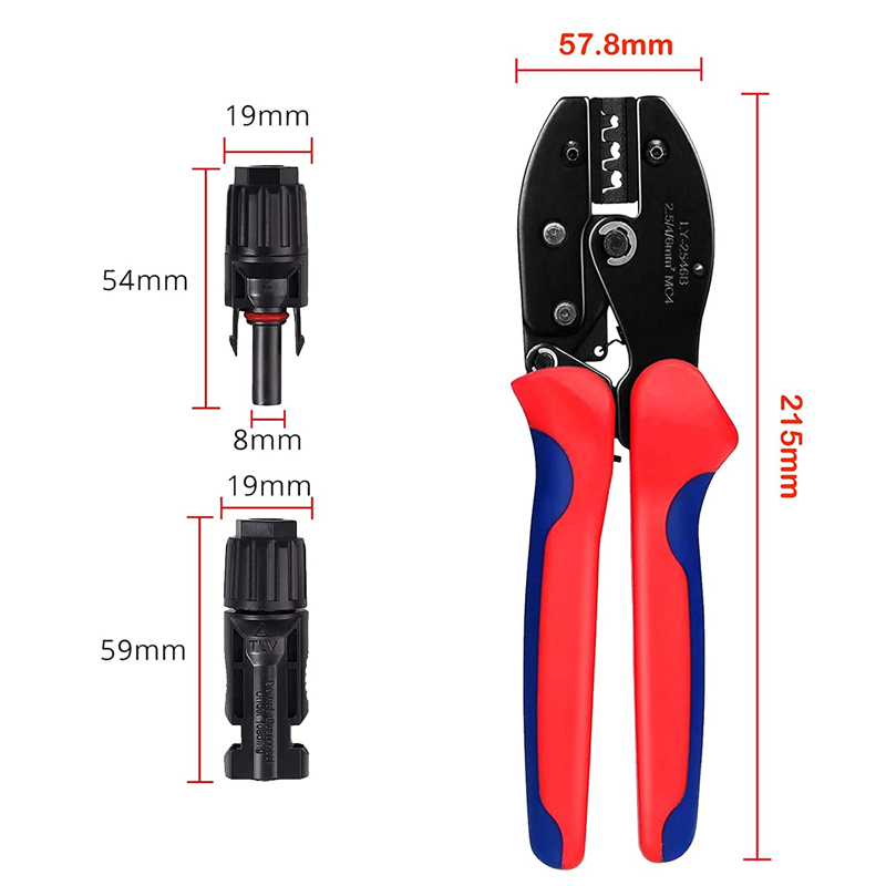 Güneş sıkma pense araçları kit - Mc4 Crimping Tool incelemesi ve fiyatı